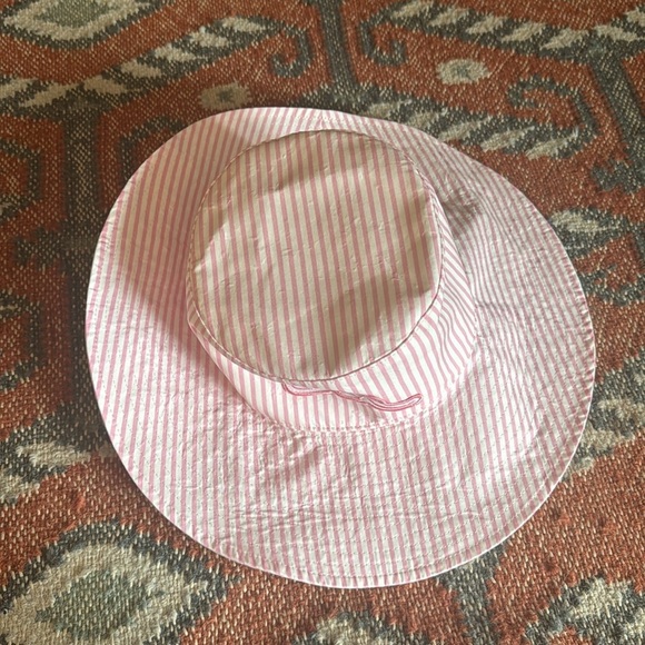 NWOT Rowen Rose Maxi Hat in White & Pink main image 5